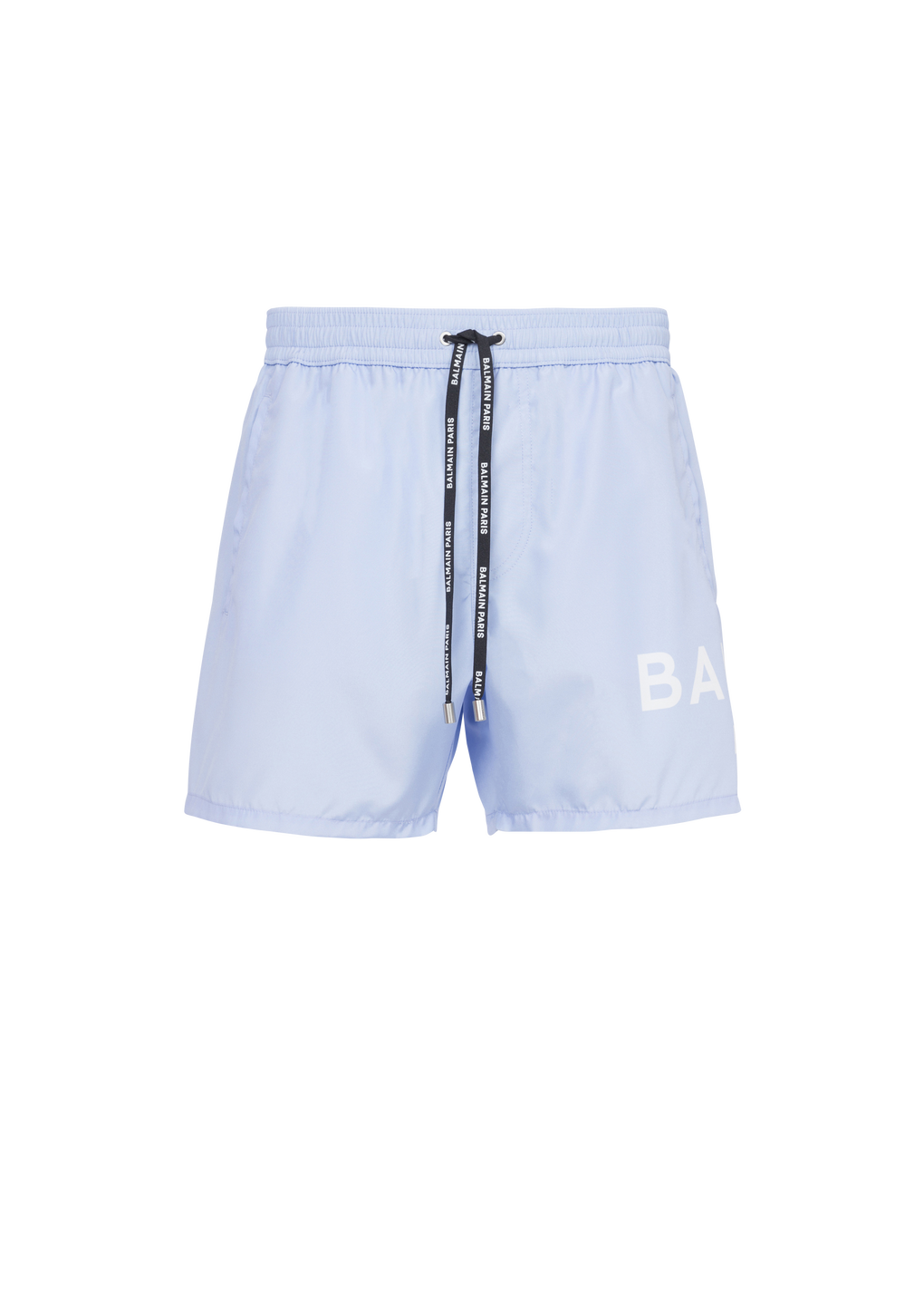 Balmain logo swim shorts, blue, hi-res