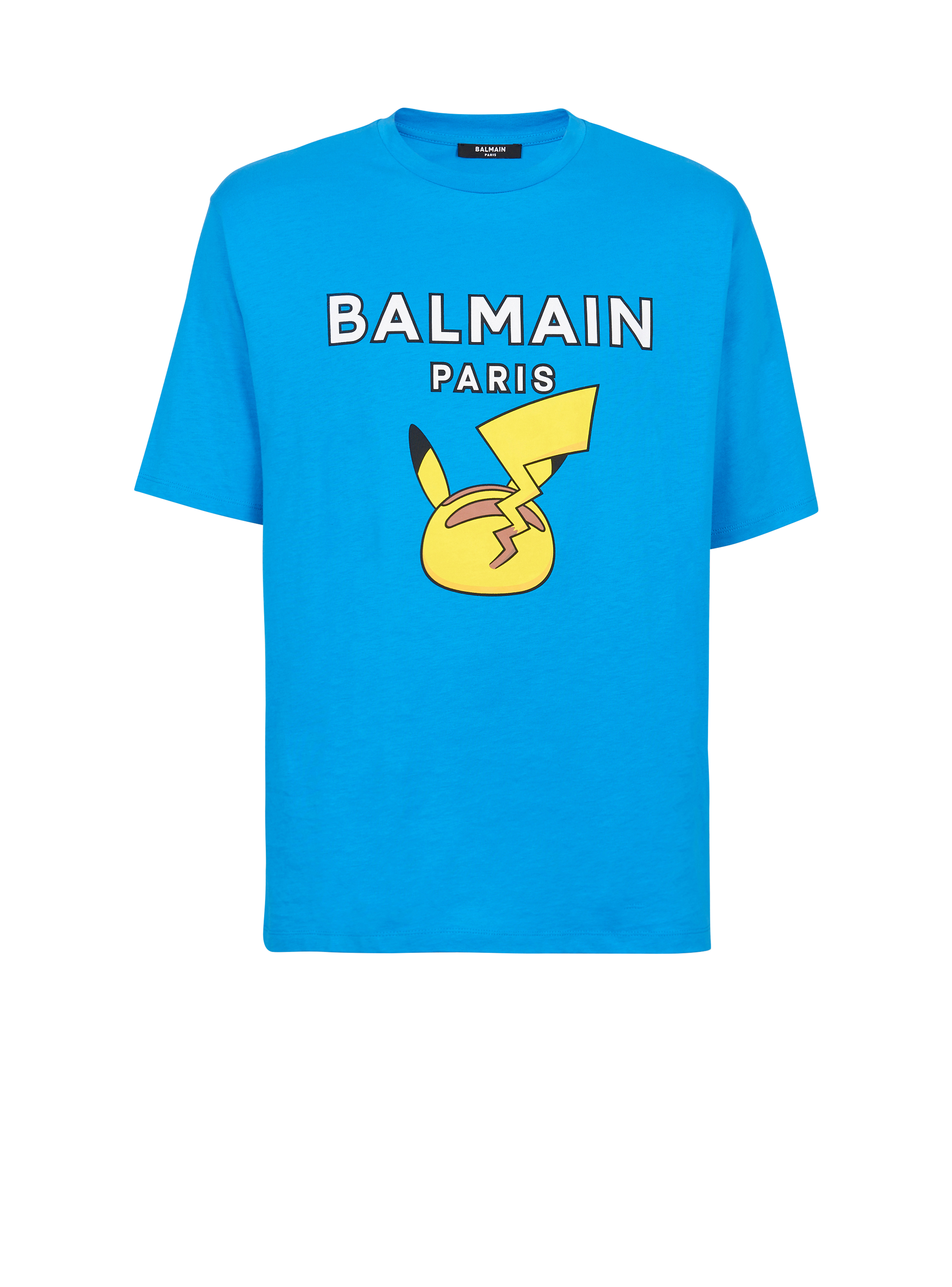 Unisex - Pokémon print cotton T-shirt, blue