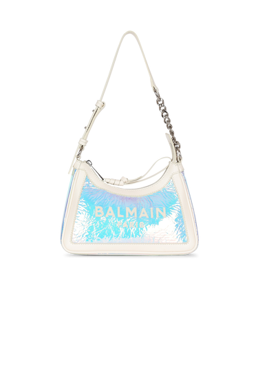 B-Army iridescent leather bag with leather inserts