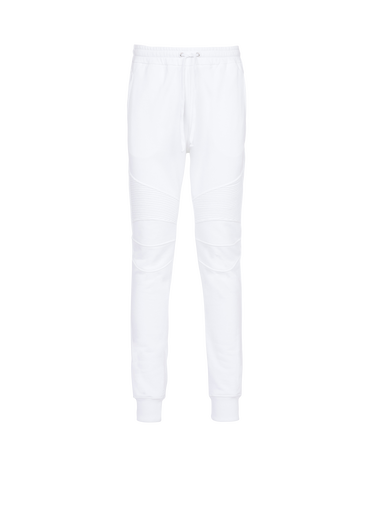 Cotton sweatpants with Balmain Paris logo